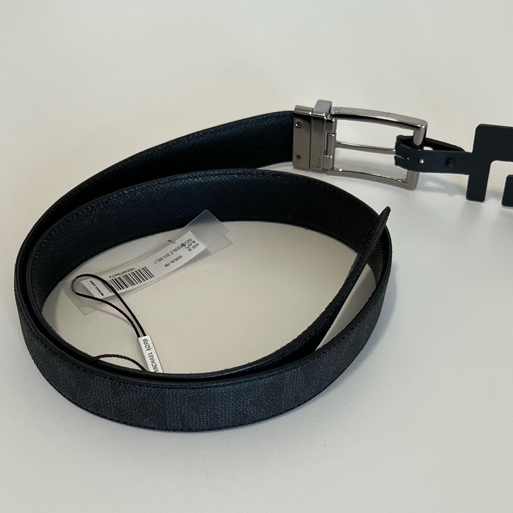 Michael Kors / Black / Men's/ Belt 30 inch 75 cm Buckle